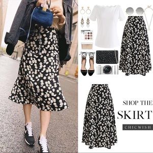 Rachel Zoe Midi Skirt